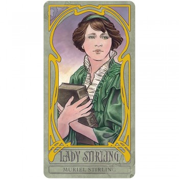 Lady Stirling's Wicked Garden orakulo kortų ir knygos rinkinys US Games Systems